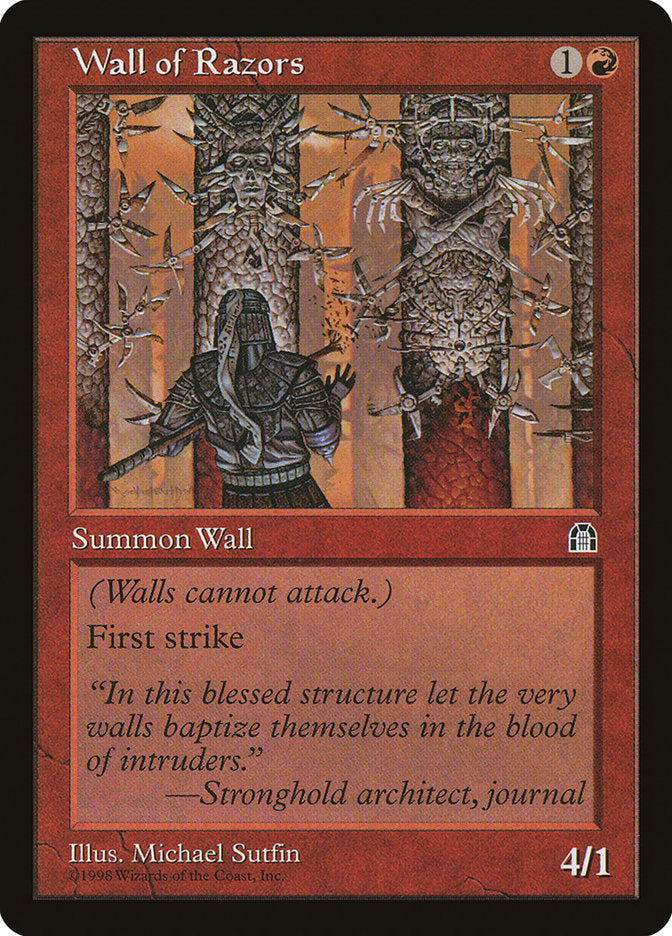 Wall of Razors [Stronghold] | Game Haven TX