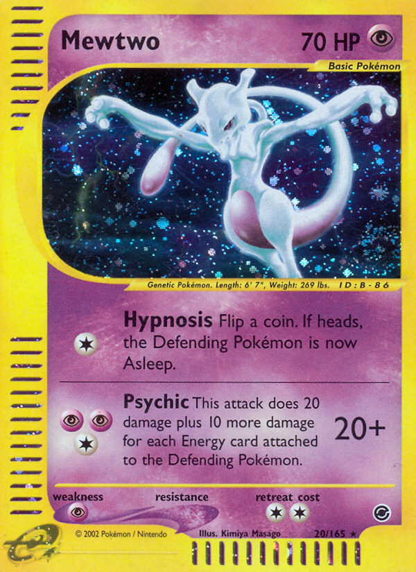Mewtwo (20/165) [Expedition: Base Set] | Game Haven TX