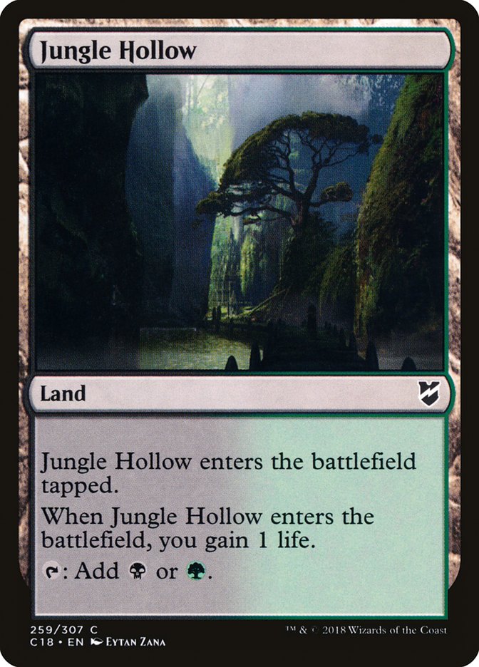Jungle Hollow [Commander 2018] | Game Haven TX