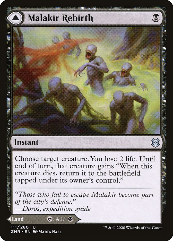 Malakir Rebirth // Malakir Mire [Zendikar Rising] | Game Haven TX