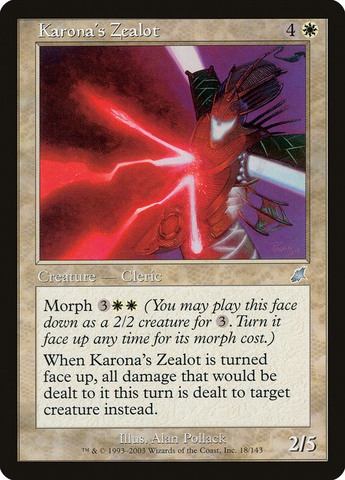 Karona's Zealot [Scourge] | Game Haven TX