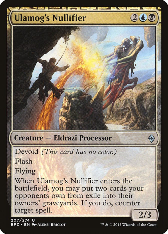 Ulamog's Nullifier [Battle for Zendikar] | Game Haven TX