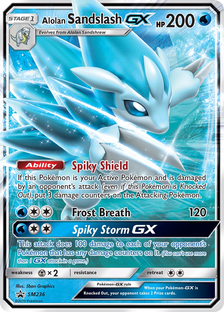 Alolan Sandslash GX (SM236) [Sun & Moon: Black Star Promos] | Game Haven TX