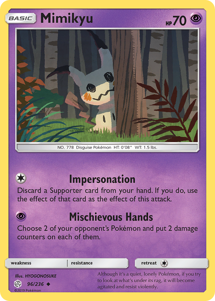 Mimikyu (96/236) [Sun & Moon: Cosmic Eclipse] | Game Haven TX