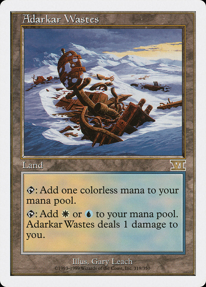 Adarkar Wastes [Classic Sixth Edition] | Game Haven TX