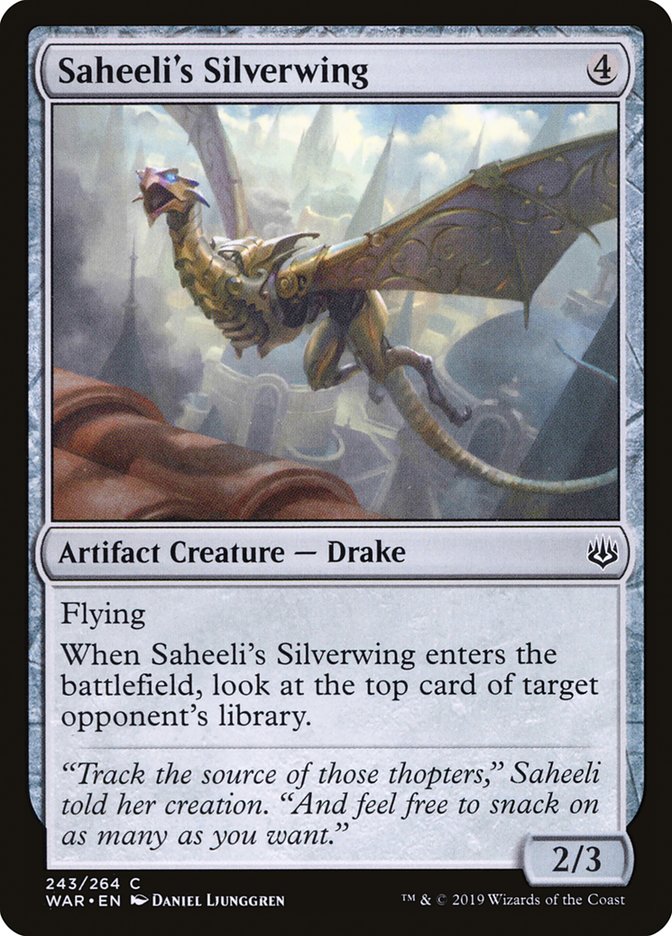Saheeli's Silverwing [War of the Spark] | Game Haven TX