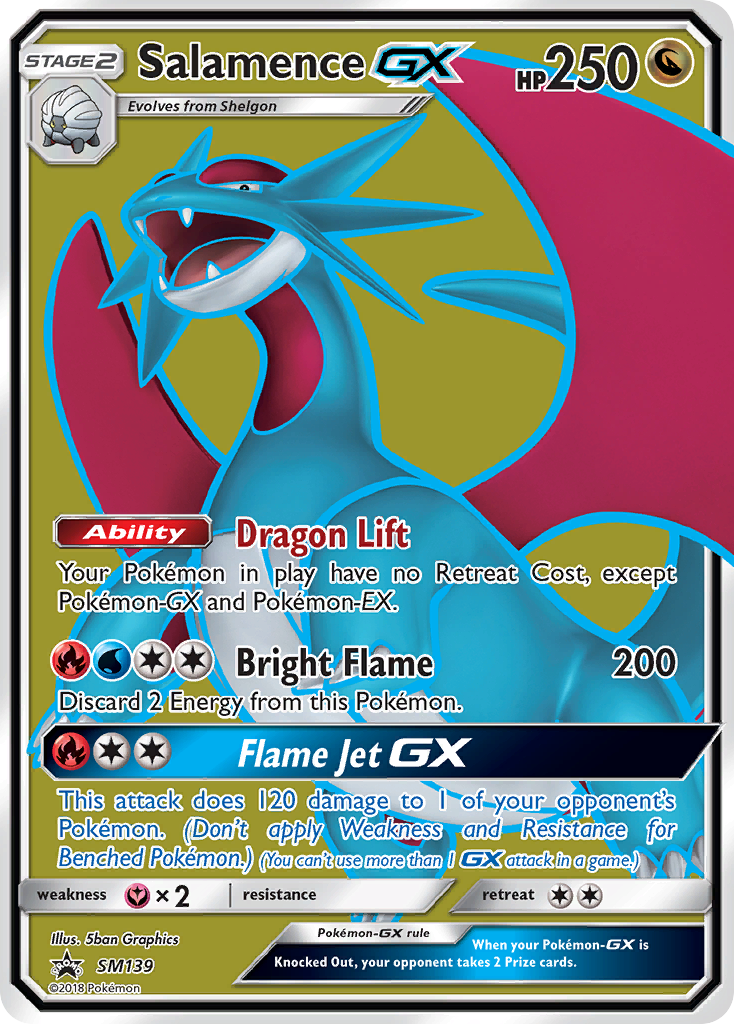Salamence GX (SM139) [Sun & Moon: Black Star Promos] | Game Haven TX