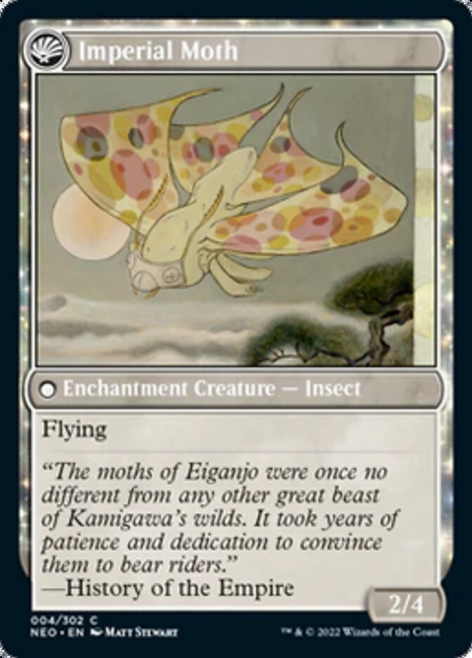 Befriending the Moths // Imperial Moth [Kamigawa: Neon Dynasty] | Game Haven TX