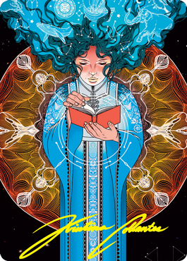 Memory Lapse Art Card (Gold-Stamped Signature) [Strixhaven: School of Mages Art Series] | Game Haven TX