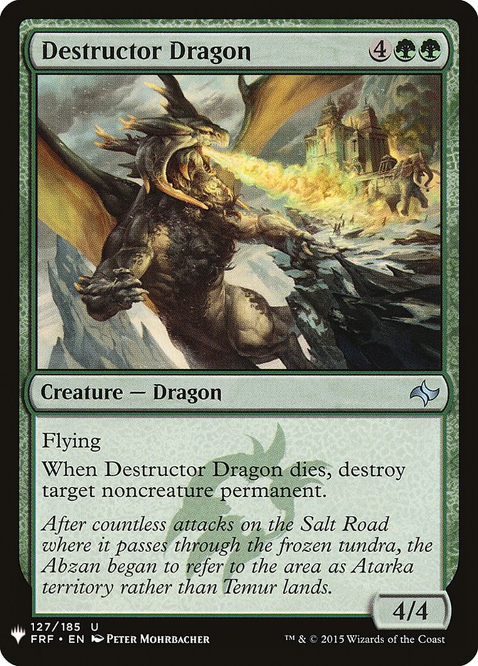 Destructor Dragon [Mystery Booster] | Game Haven TX