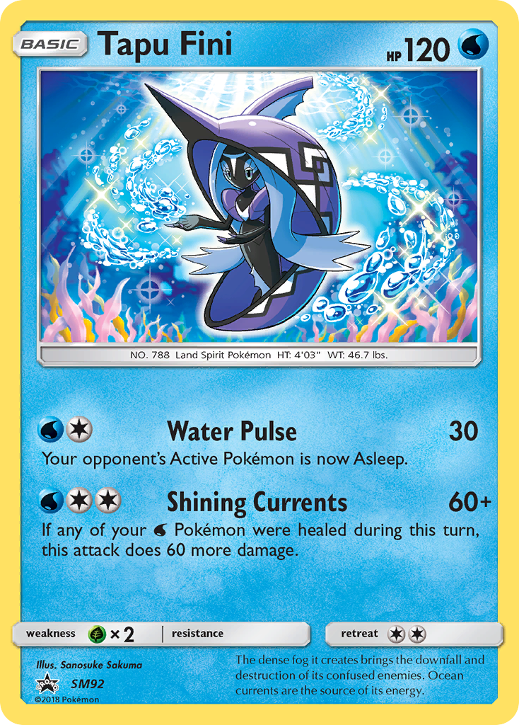Tapu Fini (SM92) [Sun & Moon: Black Star Promos] | Game Haven TX