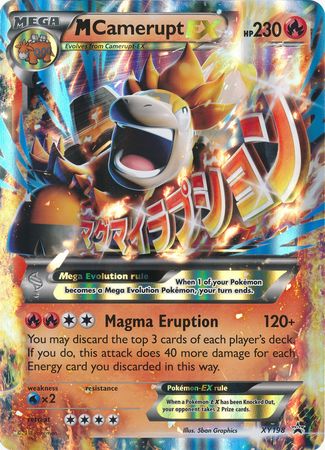 M Camerupt EX (XY198) (Jumbo Card) [XY: Black Star Promos] | Game Haven TX