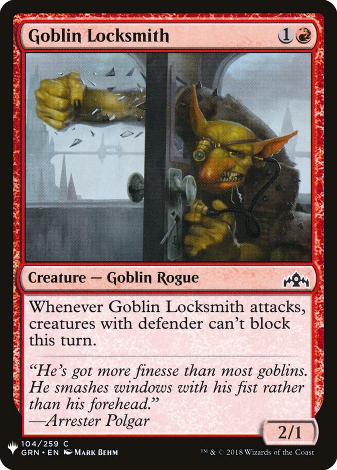 Goblin Locksmith [Mystery Booster] | Game Haven TX