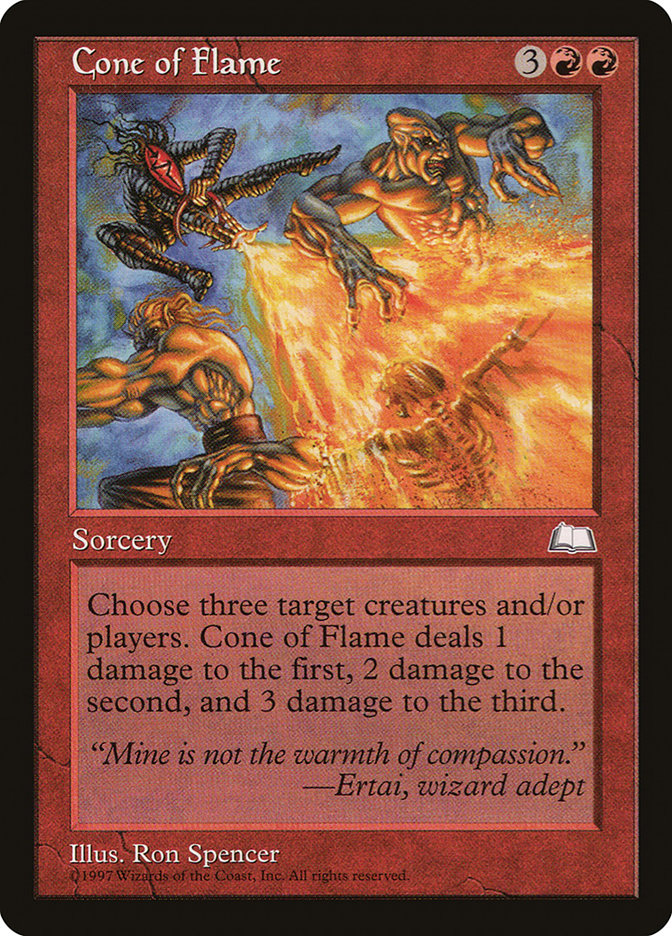 Cone of Flame [Weatherlight] | Game Haven TX