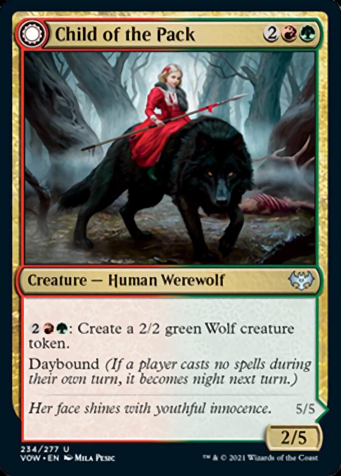 Child of the Pack // Savage Packmate [Innistrad: Crimson Vow] | Game Haven TX