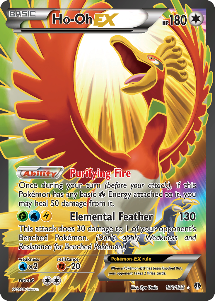 Ho-Oh EX (121/122) [XY: BREAKpoint] | Game Haven TX