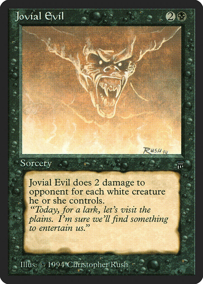 Jovial Evil [Legends] | Game Haven TX