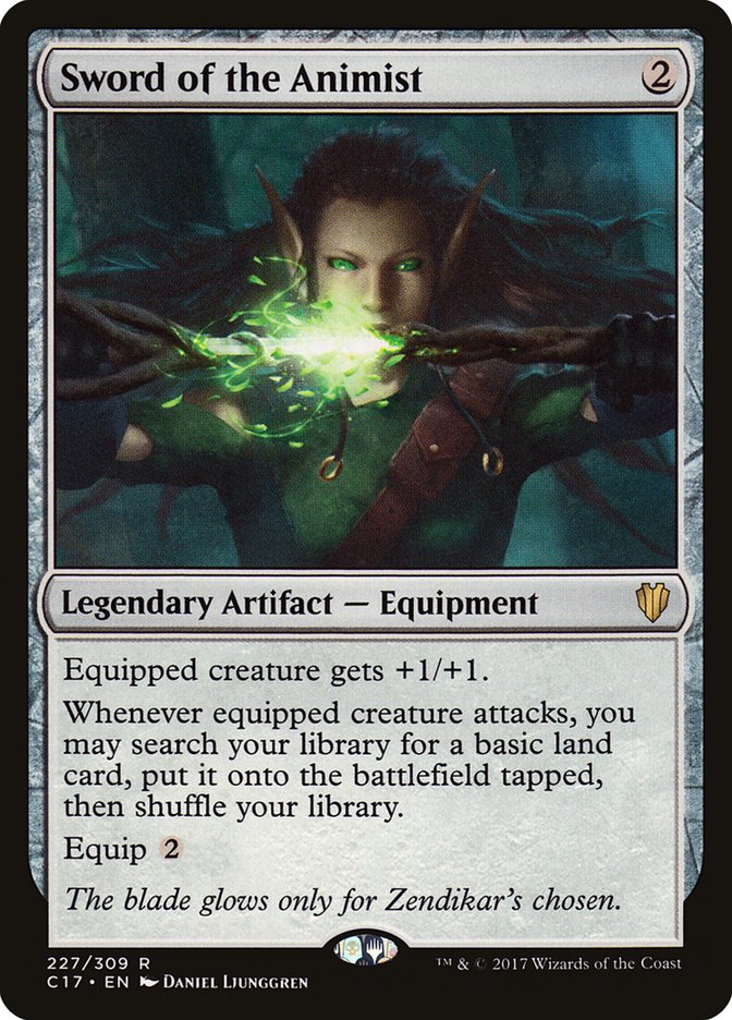 Sword of the Animist [Commander 2017] | Game Haven TX
