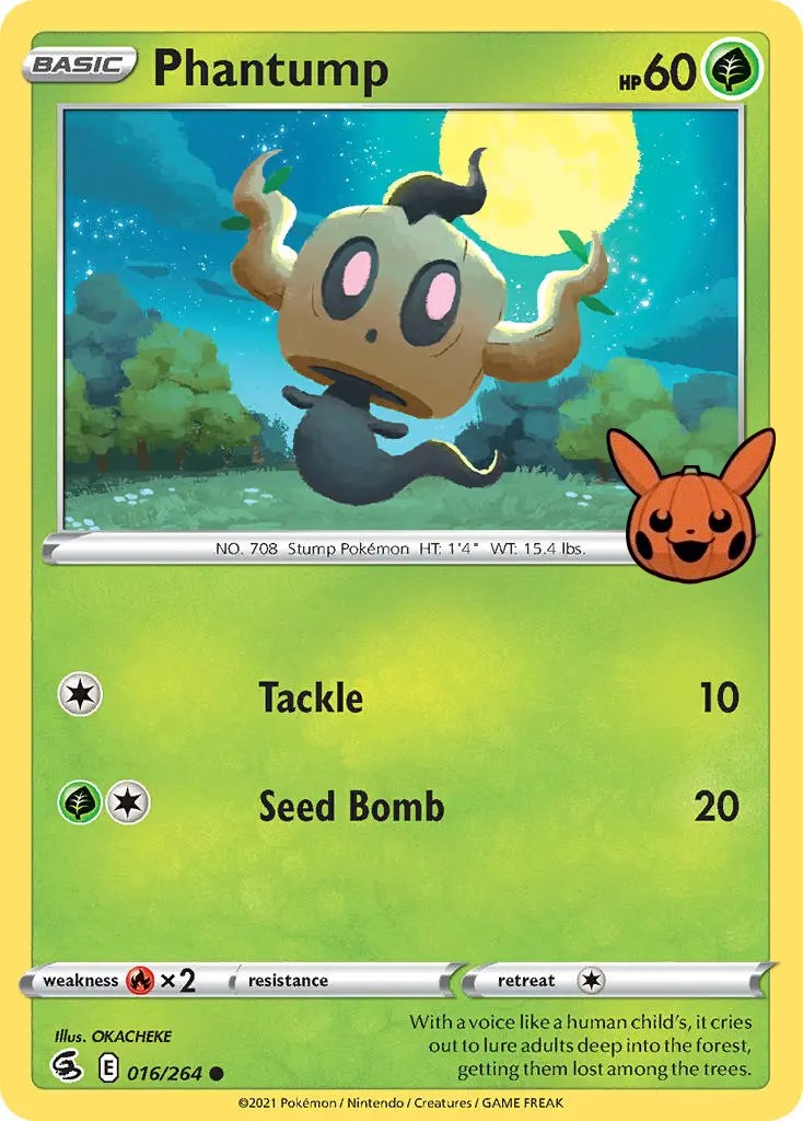 Phantump (016/264) [Trick or Trade] | Game Haven TX