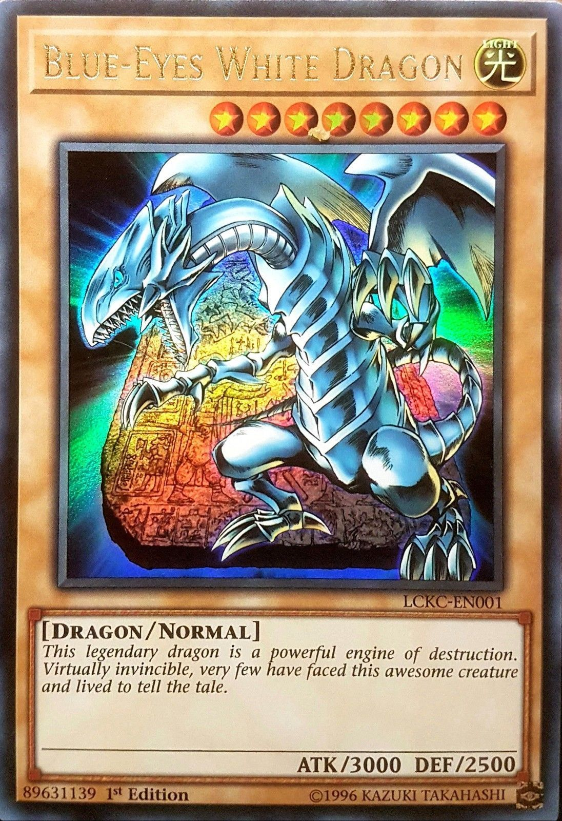 Blue-Eyes White Dragon (Version 4) [LCKC-EN001] Ultra Rare | Game Haven TX