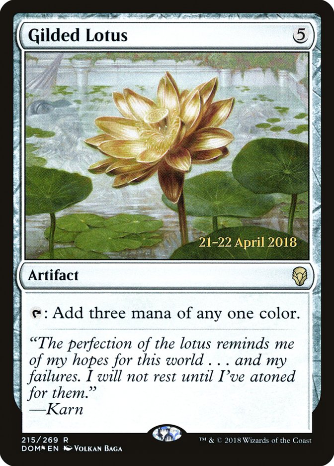 Gilded Lotus  [Dominaria Prerelease Promos] | Game Haven TX