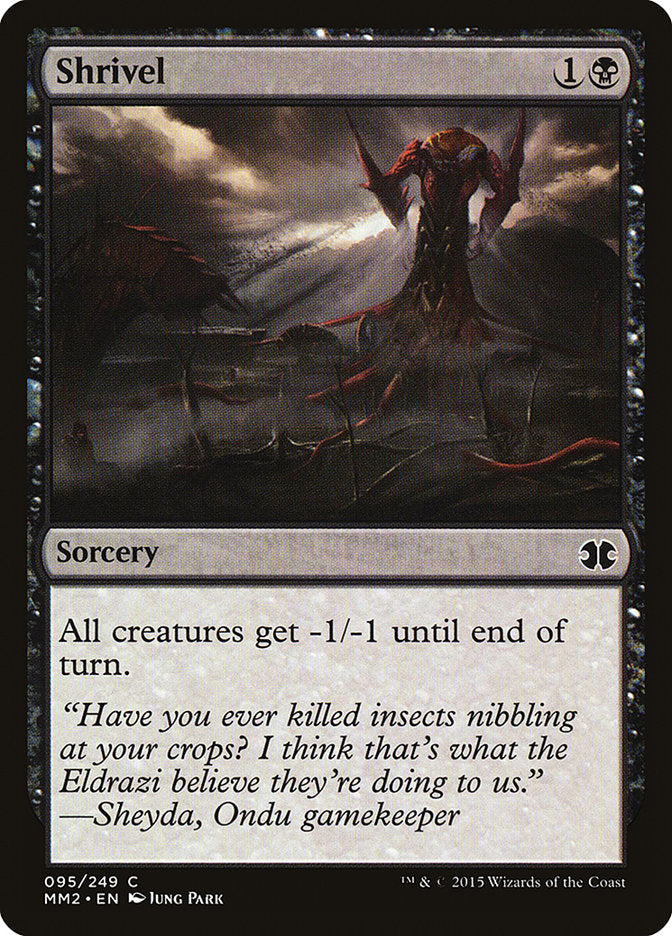 Shrivel [Modern Masters 2015] | Game Haven TX