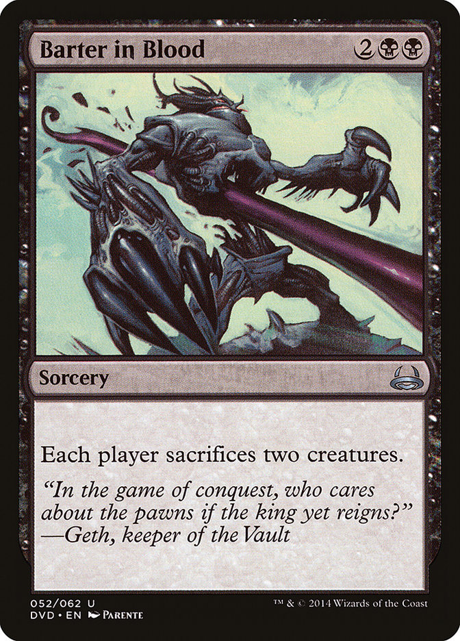 Barter in Blood [Duel Decks Anthology: Divine vs. Demonic] | Game Haven TX