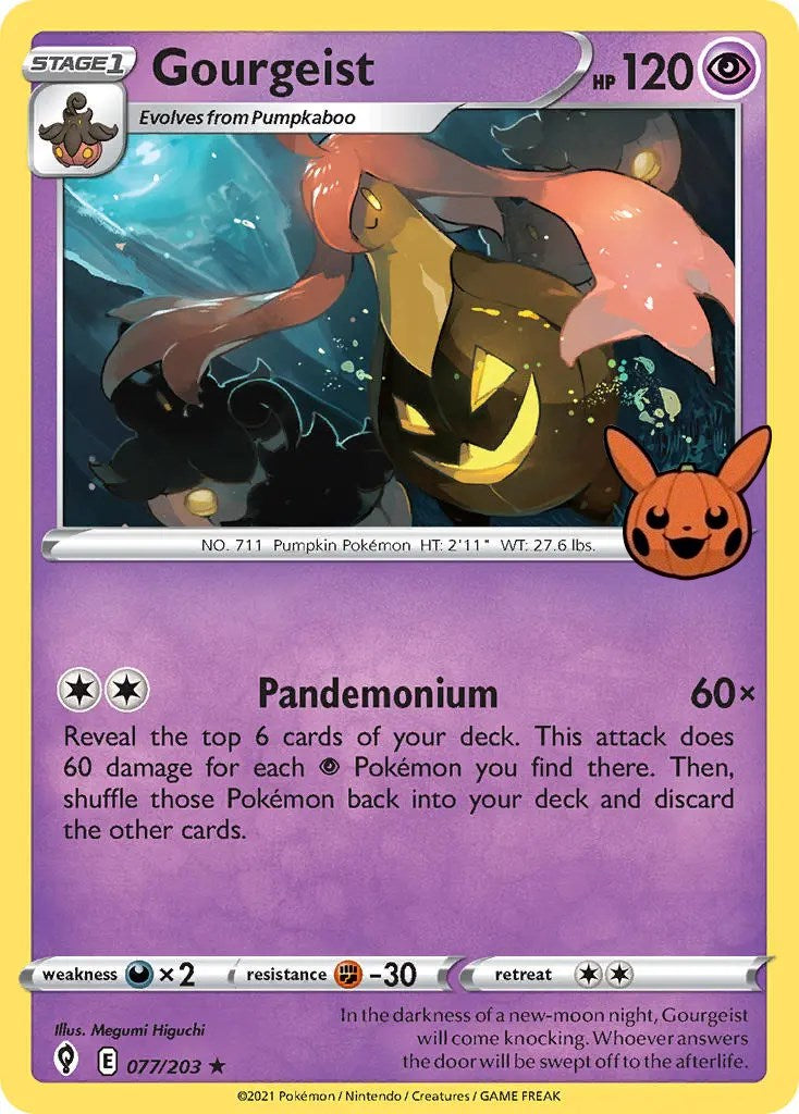 Gourgeist (077/203) [Trick or Trade] | Game Haven TX
