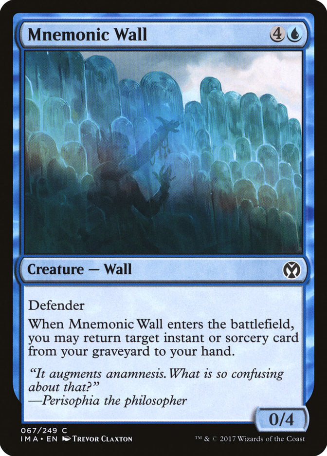 Mnemonic Wall [Iconic Masters] | Game Haven TX