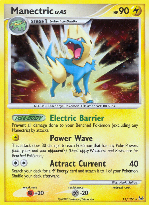 Manectric (11/127) [Platinum: Base Set] | Game Haven TX