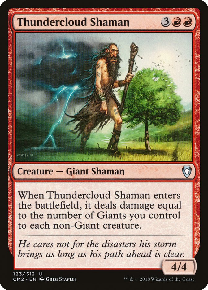 Thundercloud Shaman [Commander Anthology Volume II] | Game Haven TX