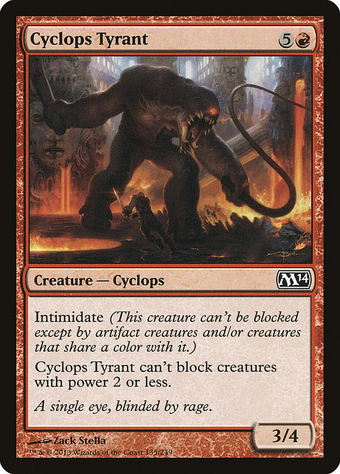 Cyclops Tyrant [Magic 2014] | Game Haven TX