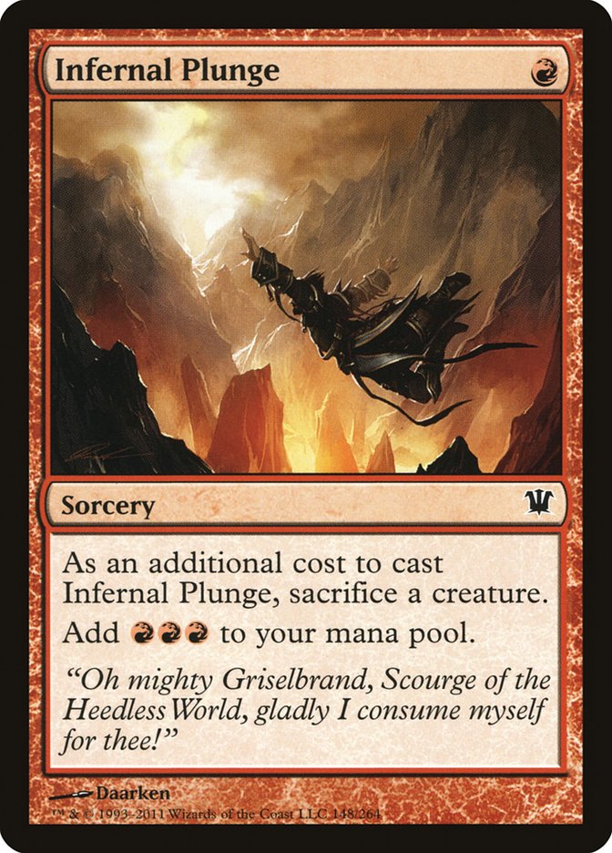 Infernal Plunge [Innistrad] | Game Haven TX