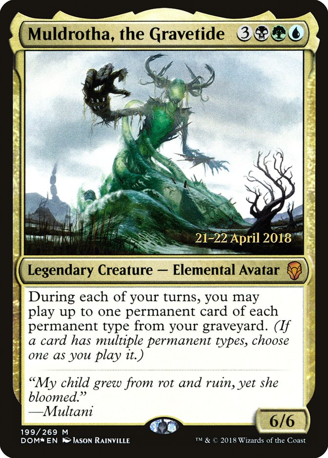 Muldrotha, the Gravetide [Dominaria Promos] | Game Haven TX