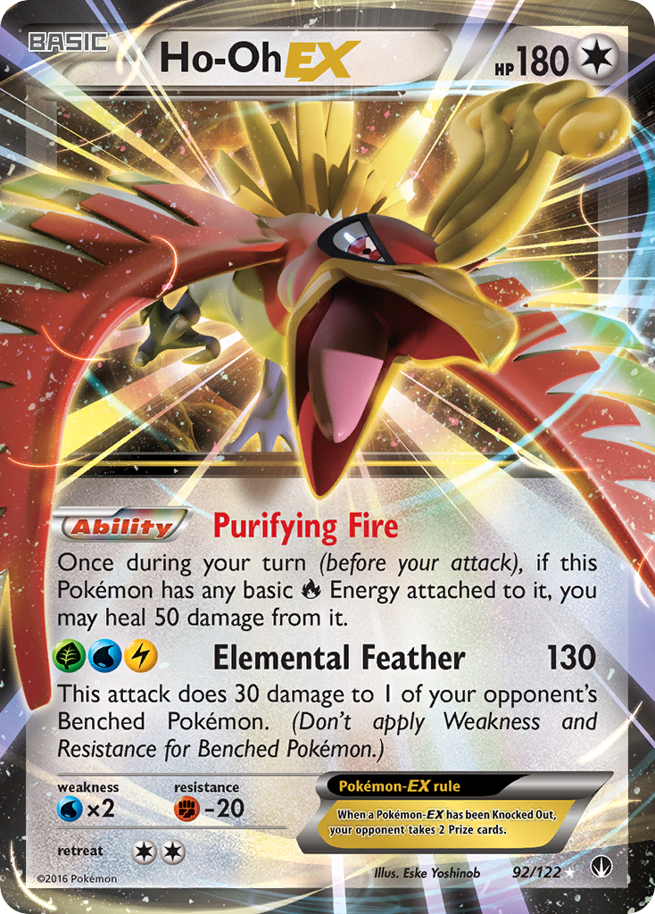 Ho-Oh EX (92/122) [XY: BREAKpoint] | Game Haven TX