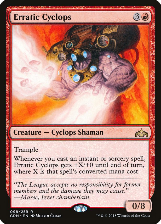 Erratic Cyclops [Guilds of Ravnica] | Game Haven TX
