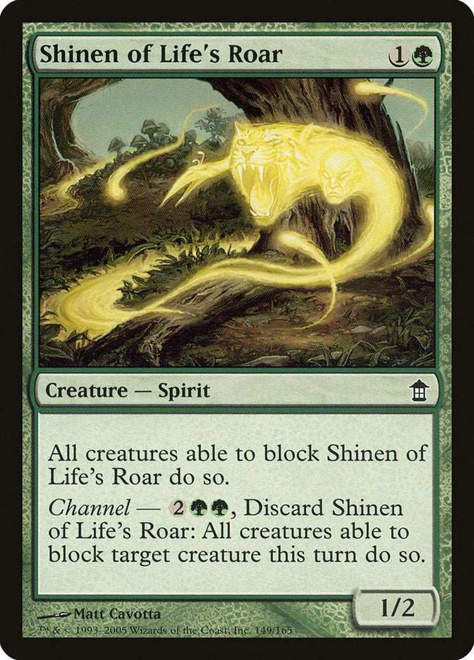 Shinen of Life's Roar [Saviors of Kamigawa] | Game Haven TX