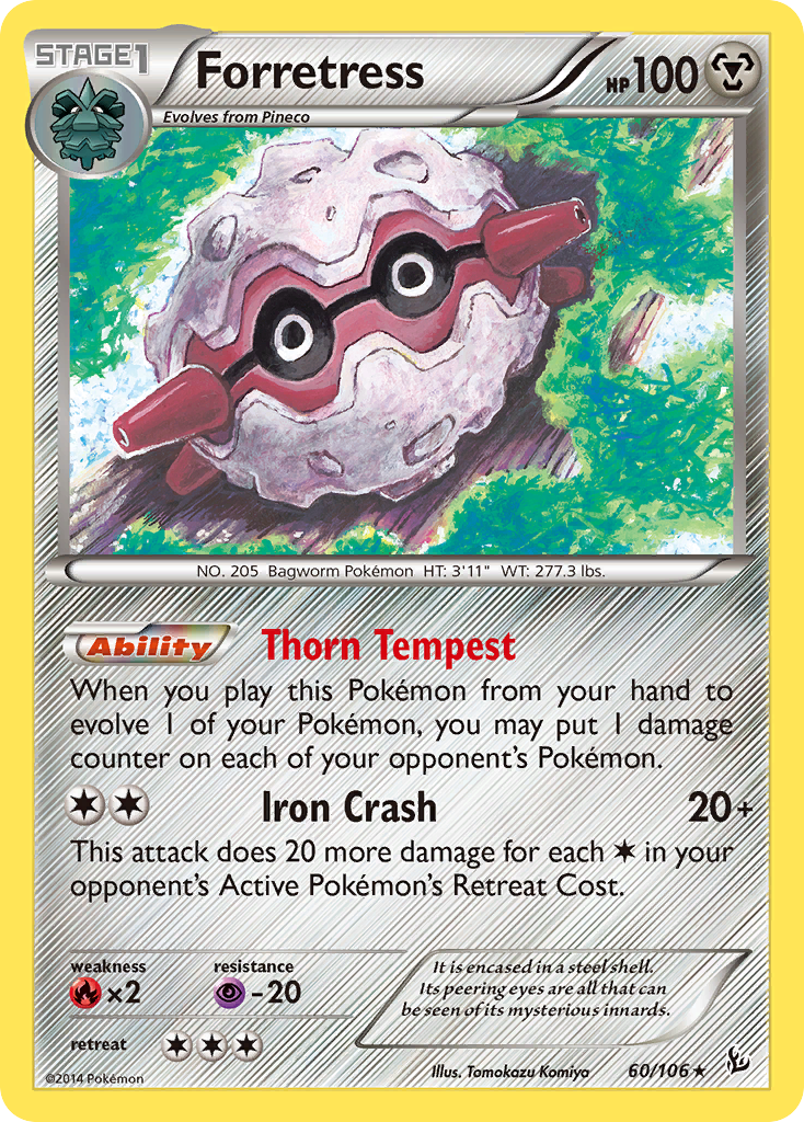Forretress (60/106) [XY: Flashfire] | Game Haven TX
