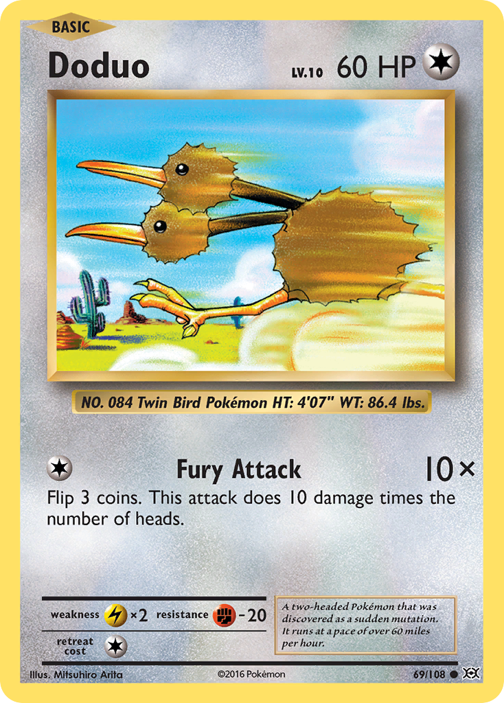 Doduo (69/108) [XY: Evolutions] | Game Haven TX