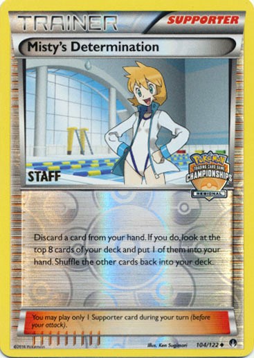 Misty's Determination (104/122) (Regional Championship Promo Staff) [XY: BREAKpoint] | Game Haven TX