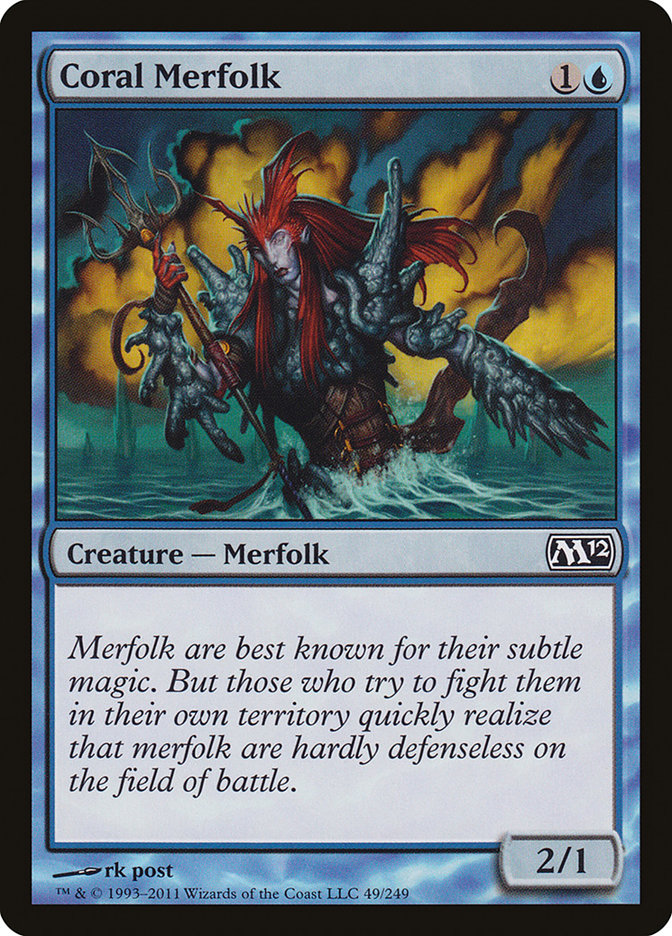 Coral Merfolk [Magic 2012] | Game Haven TX