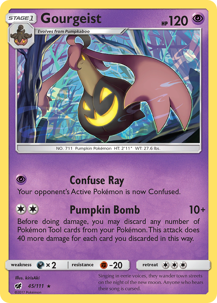 Gourgeist (45/111) [Sun & Moon: Crimson Invasion] | Game Haven TX