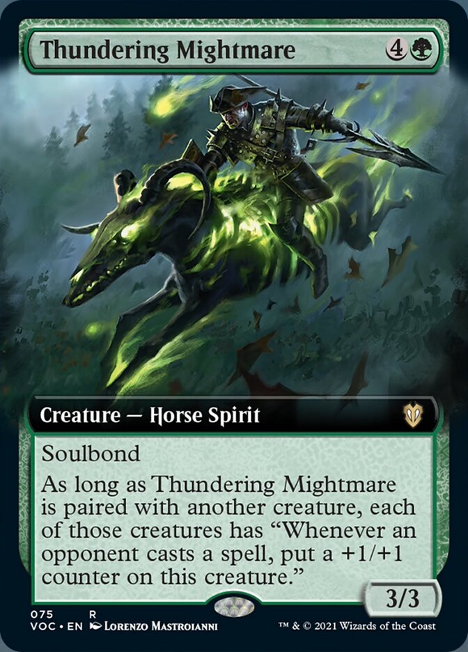 Thundering Mightmare (Extended) [Innistrad: Crimson Vow Commander] | Game Haven TX