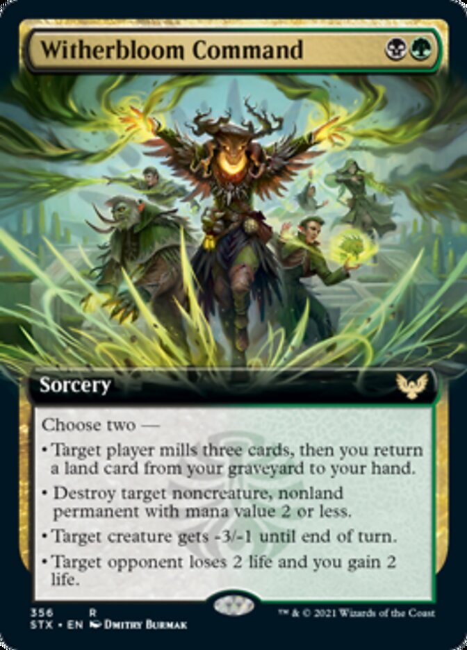 Witherbloom Command (Extended) [Strixhaven: School of Mages] | Game Haven TX