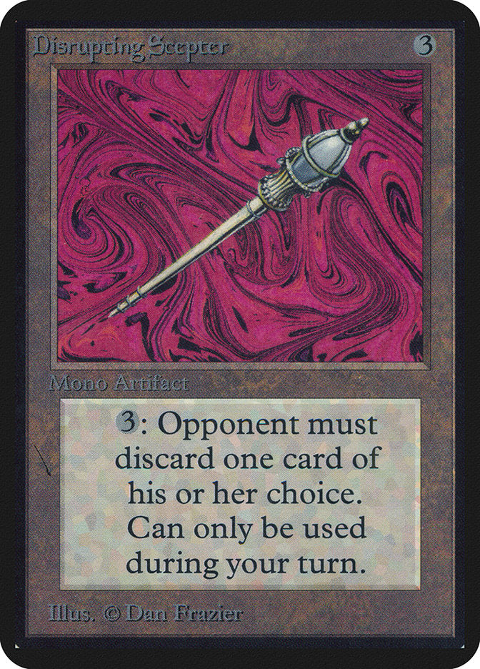 Disrupting Scepter [Limited Edition Alpha] | Game Haven TX