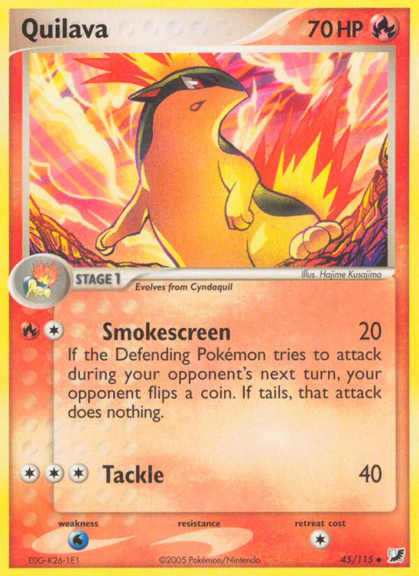 Quilava (45/115) [EX: Unseen Forces] | Game Haven TX