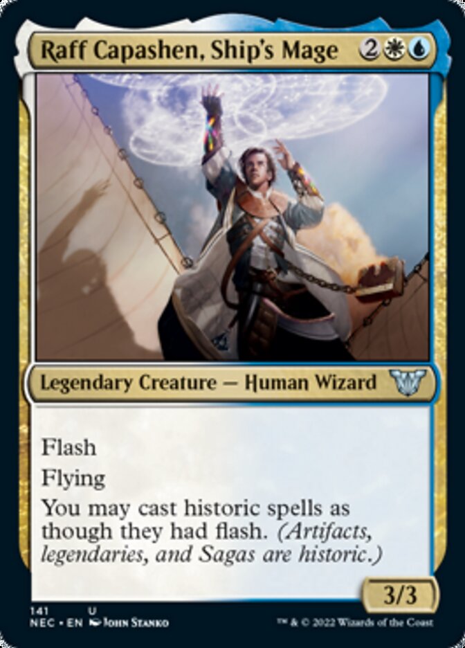 Raff Capashen, Ship's Mage [Kamigawa: Neon Dynasty Commander] | Game Haven TX