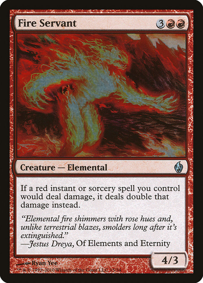 Fire Servant [Premium Deck Series: Fire and Lightning] | Game Haven TX