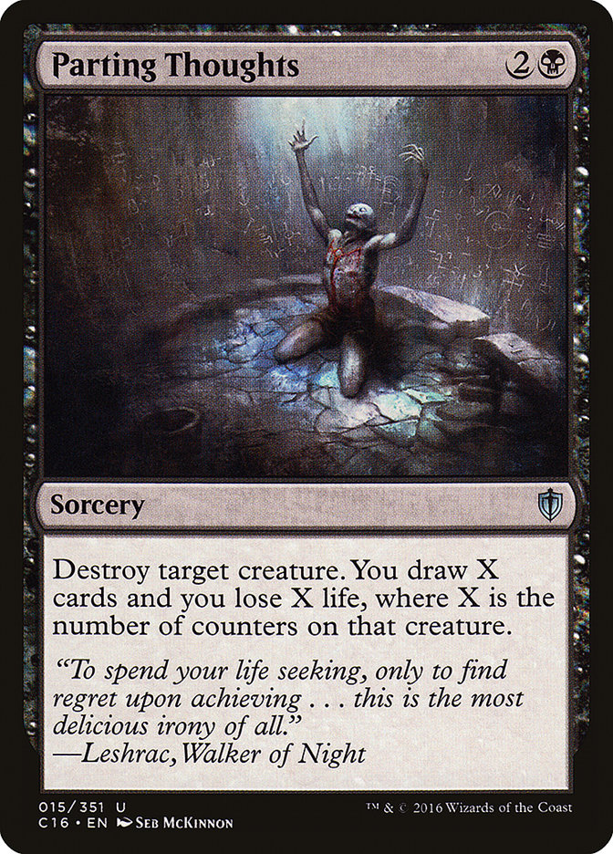Parting Thoughts [Commander 2016] | Game Haven TX
