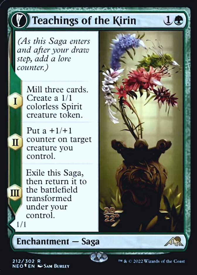 Teachings of the Kirin // Kirin-Touched Orochi [Kamigawa: Neon Dynasty Prerelease Promos] | Game Haven TX